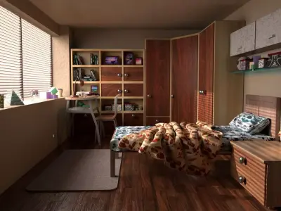 Interior Visualization 3D model
