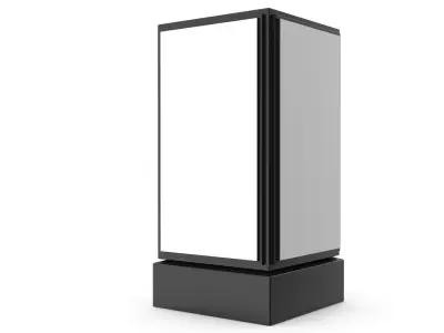 Advertising stand display Billboard 15 Low-poly 3D model