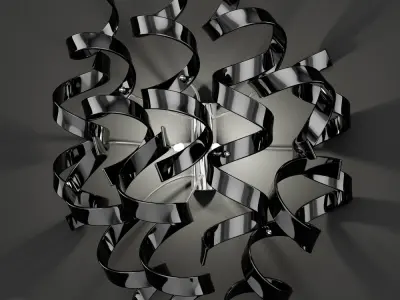 Wall light Astro MetalLux 9 pieces 3D model