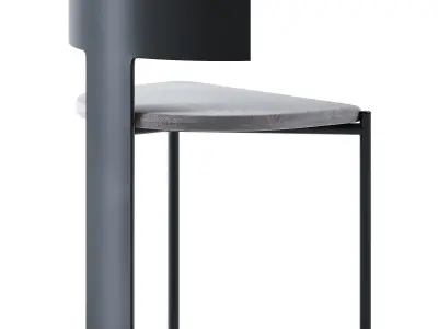 Chair Zefir by Baxter 3D model