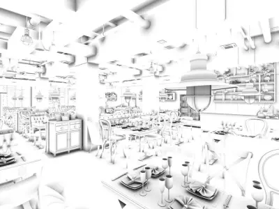 Business - Food Beverage -0127 3D model