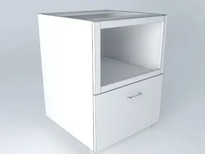 DB1DMW cabinet with drawer on top Free 3D model