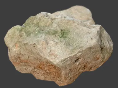 Lena Stone Low-poly 3D model