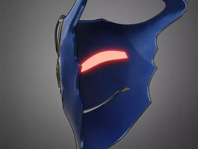 Overlord Demiurge Mask for Cosplay 3D print model