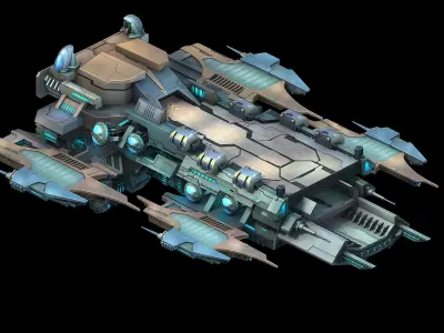 Battlestar - Pier 03 3D model