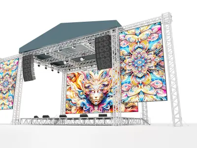 Concert Stage 04 3D model