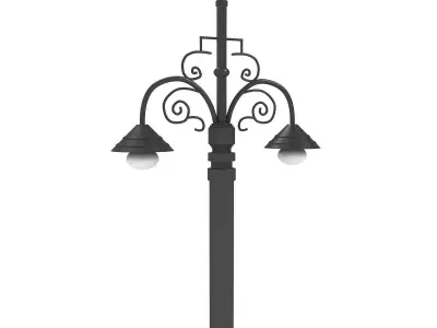 streetlight street lamp 3D model