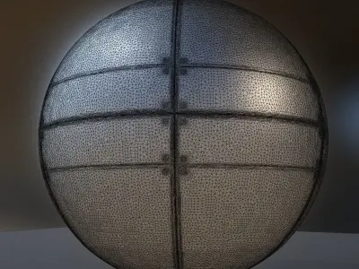 Sphere-Bot High Poly Rigged and Animated 3D model