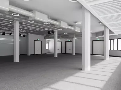 Convention Center Event Space 3D model