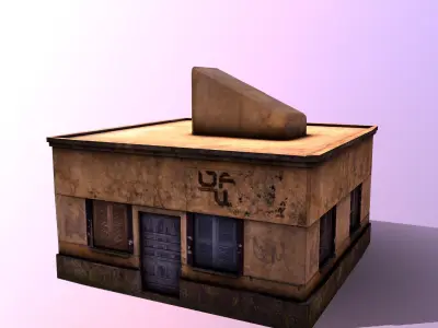 House v2 Low-poly 3D model