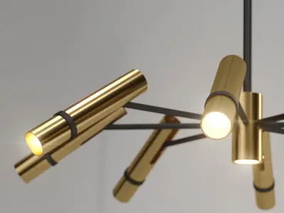 Lampatron React 9 lamps 3D model
