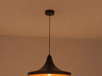 Aluminium Lamp Free 3D model