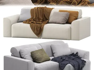 Corner Sofa Baivin Soft Light 3D model