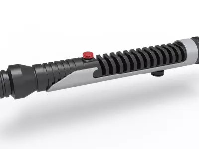 Lightsaber of Qui Gon from Star Wars Phantom Menace 1999 3D print model