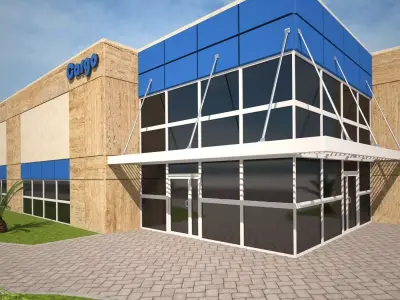 Magazine Building2 3D model