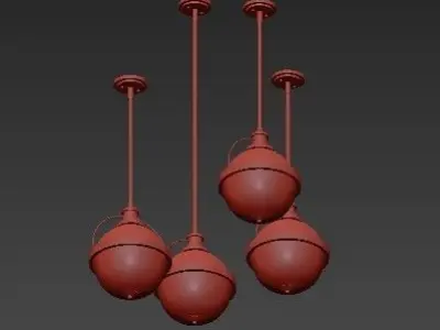 Westbourne 1 Light Pendant 3D model