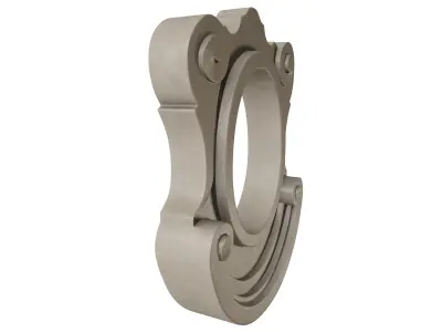 Classic Ornamental Oculus Window 3D model