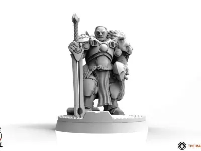 Black Knights - Lord Regent 3D print model