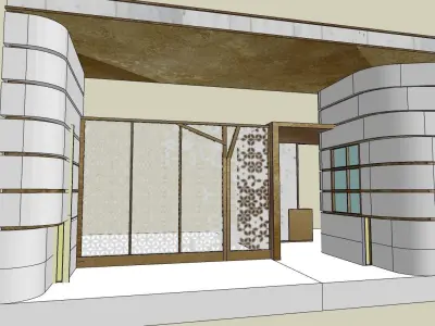 Gate House 3D Model 3D model get