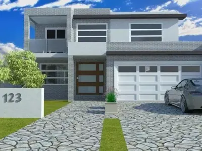 Modern House Design 3D model order