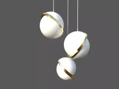 Ball Chandelier 3D model