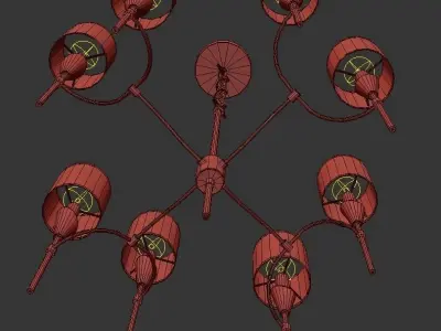 TATE Chandelier  3D model