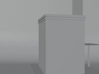 Radiant acdemy Low-poly 3D model