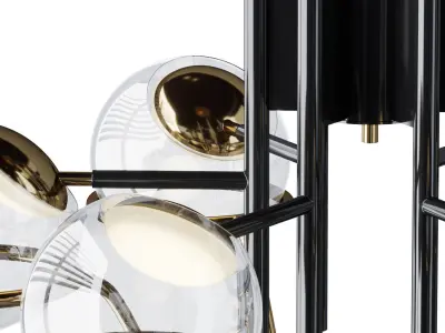 Crosby Medium Chandelier Low-poly 3D model