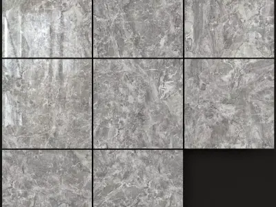 Yurtbay Seramik Jupiter Flora 600x600 Set 1 3D model