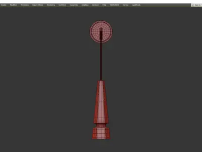 CHAMONIX SCONCE Low-poly 3D model