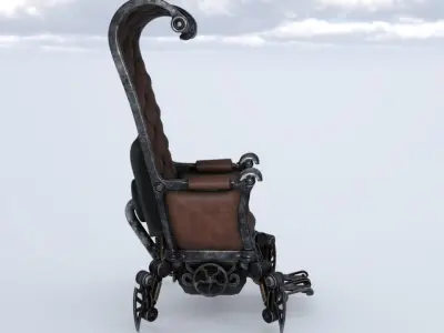 Throne sci fi 3D model