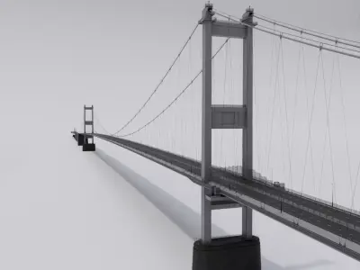 Severn Bridge 3D model