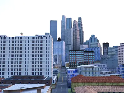 City 44 Low-poly 3D model