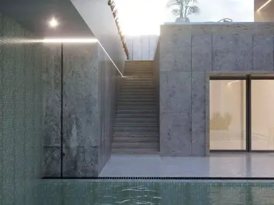 3D Model Modern Luxury House in the Capital Low-poly 3D model