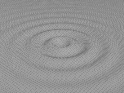 Ripple Water Low-poly 3D model