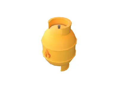 LPG Tank Icon V1 003 Low-poly 3D model