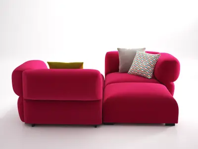 Butterfly modern sofas and chairs for living room 3D model