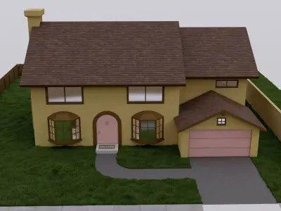 The Simpsons House 3D model
