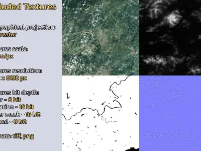 Huizhou China City Landscape 3D Model 3D model