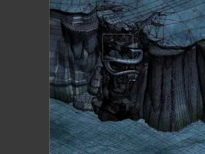 Game Model - Heihe Area Relief 3D model