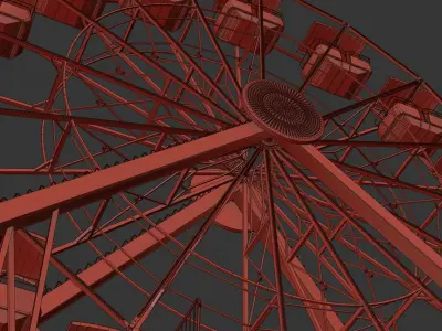 FERRIS WHEEL 3D MAX 3D model