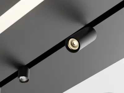 light Set 2 lighting design for modern office 3D model