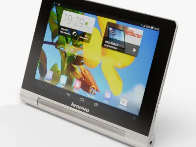 Lenovo Yoga Tablet 8 Low-poly 3D model