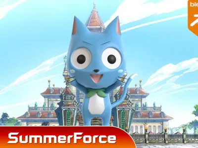 Happy - Fairy Tail 3D model