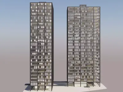 Lake Shore Drive 860-880 3D model