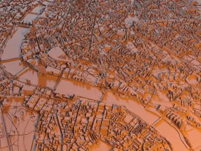 London 3D Map 3D model