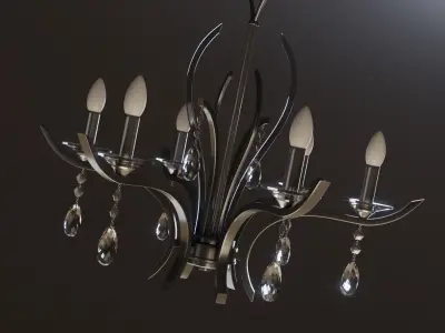 Modern Chandelier 3D model
