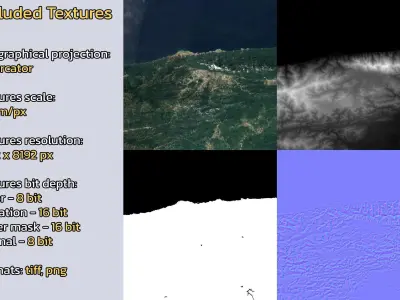 Caracas Venezuela City Landscape 3D Model 3D model