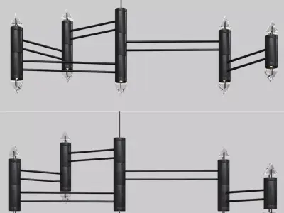 Aries Minimalist Lighting System Bec Brittain 3D model