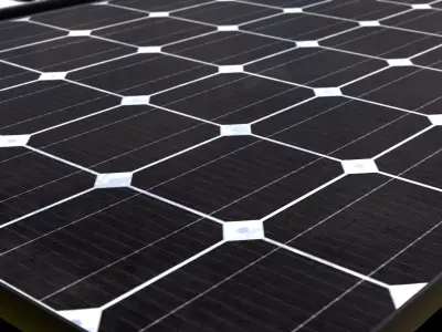 Solarpanel PBR 4k 3D model